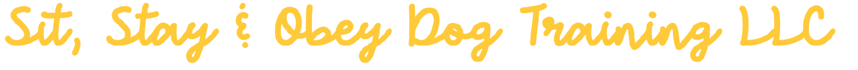 Sit, Stay & Obey Dog Training